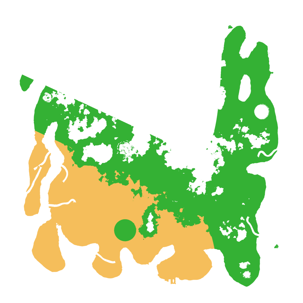 Biome Rust Map: Procedural Map, Size: 3650, Seed: 13558536