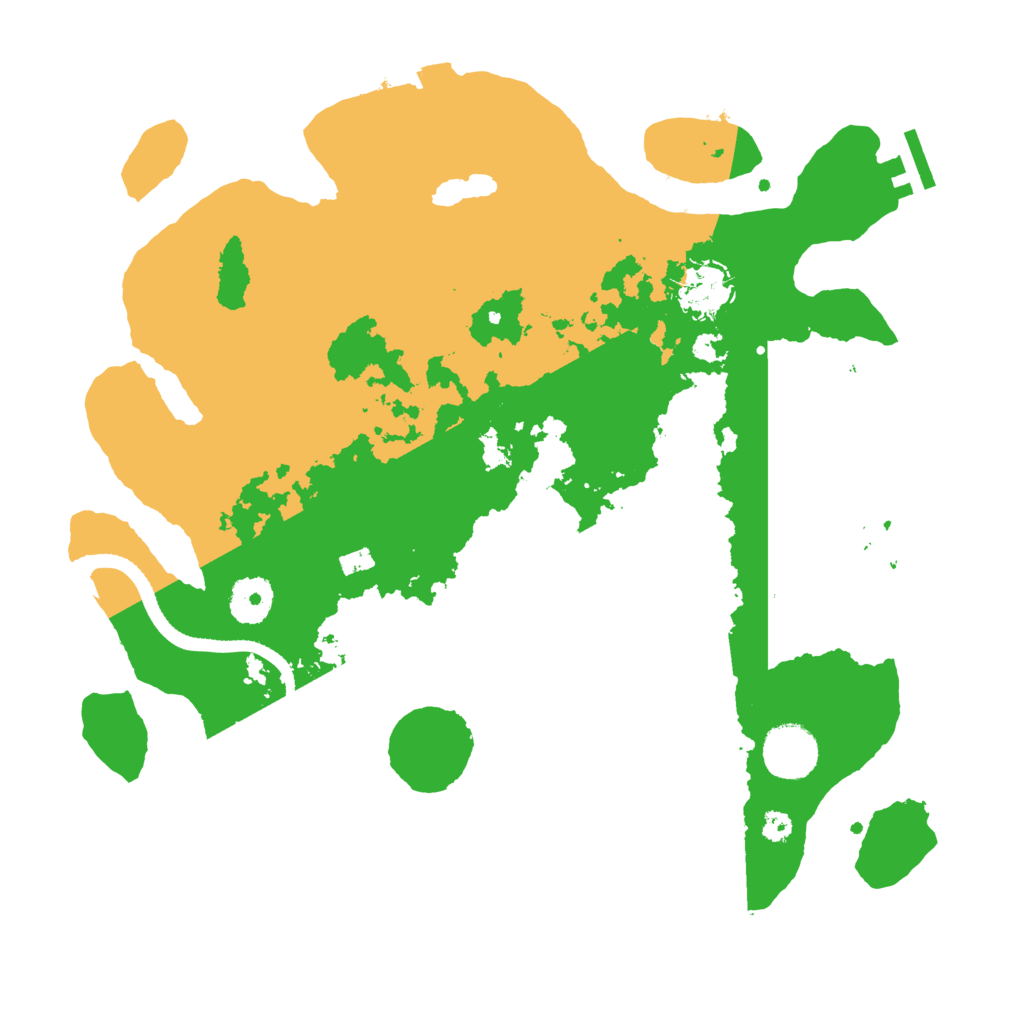 Biome Rust Map: Procedural Map, Size: 3400, Seed: 24640085