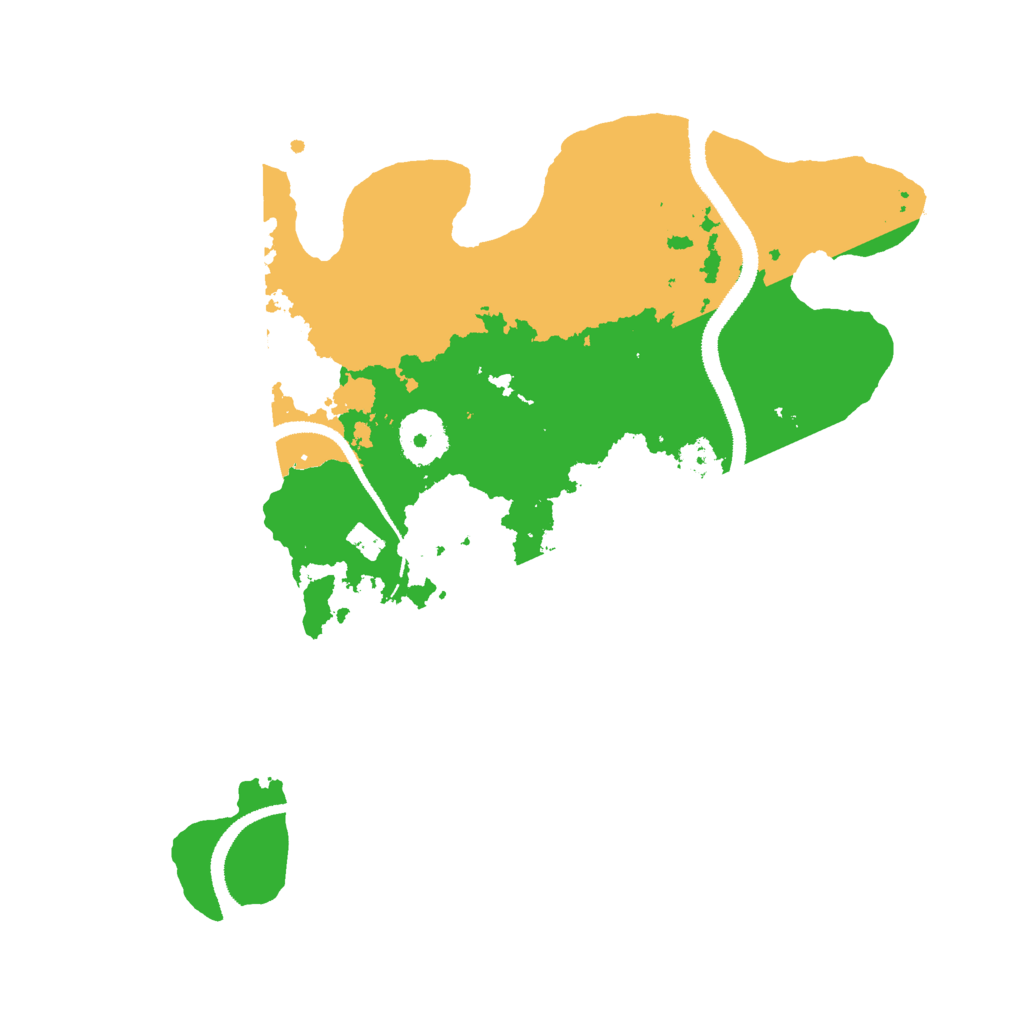 Biome Rust Map: Procedural Map, Size: 3000, Seed: 1976155736