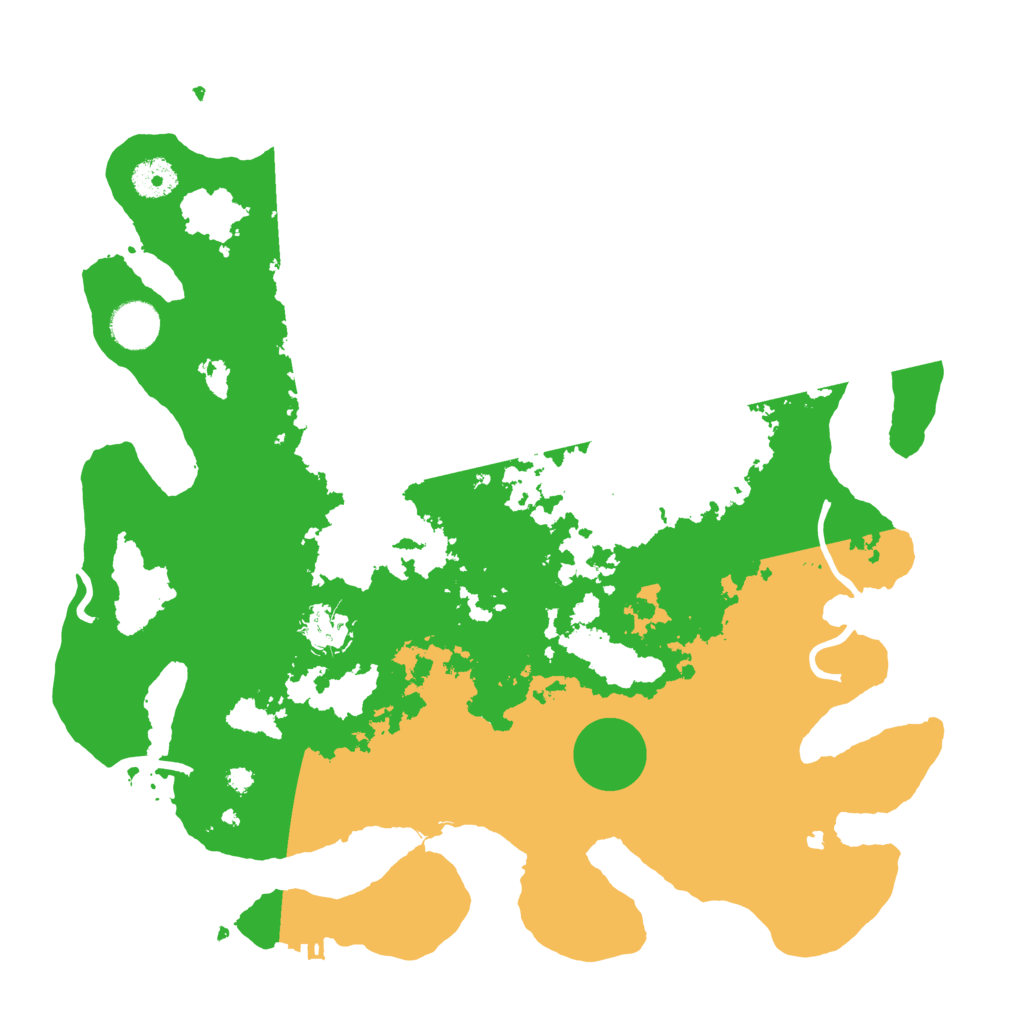 Biome Rust Map: Procedural Map, Size: 3700, Seed: 797164799