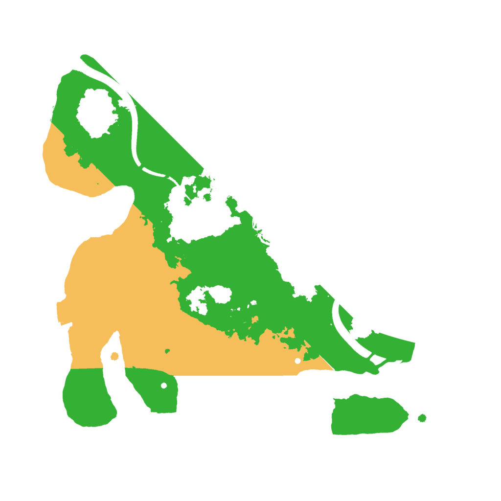 Biome Rust Map: Procedural Map, Size: 2500, Seed: 2427