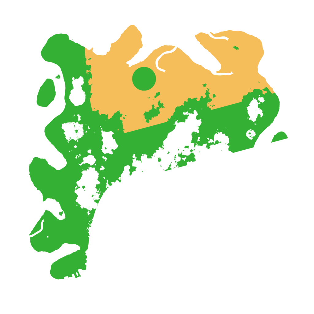Biome Rust Map: Procedural Map, Size: 3500, Seed: 7482304