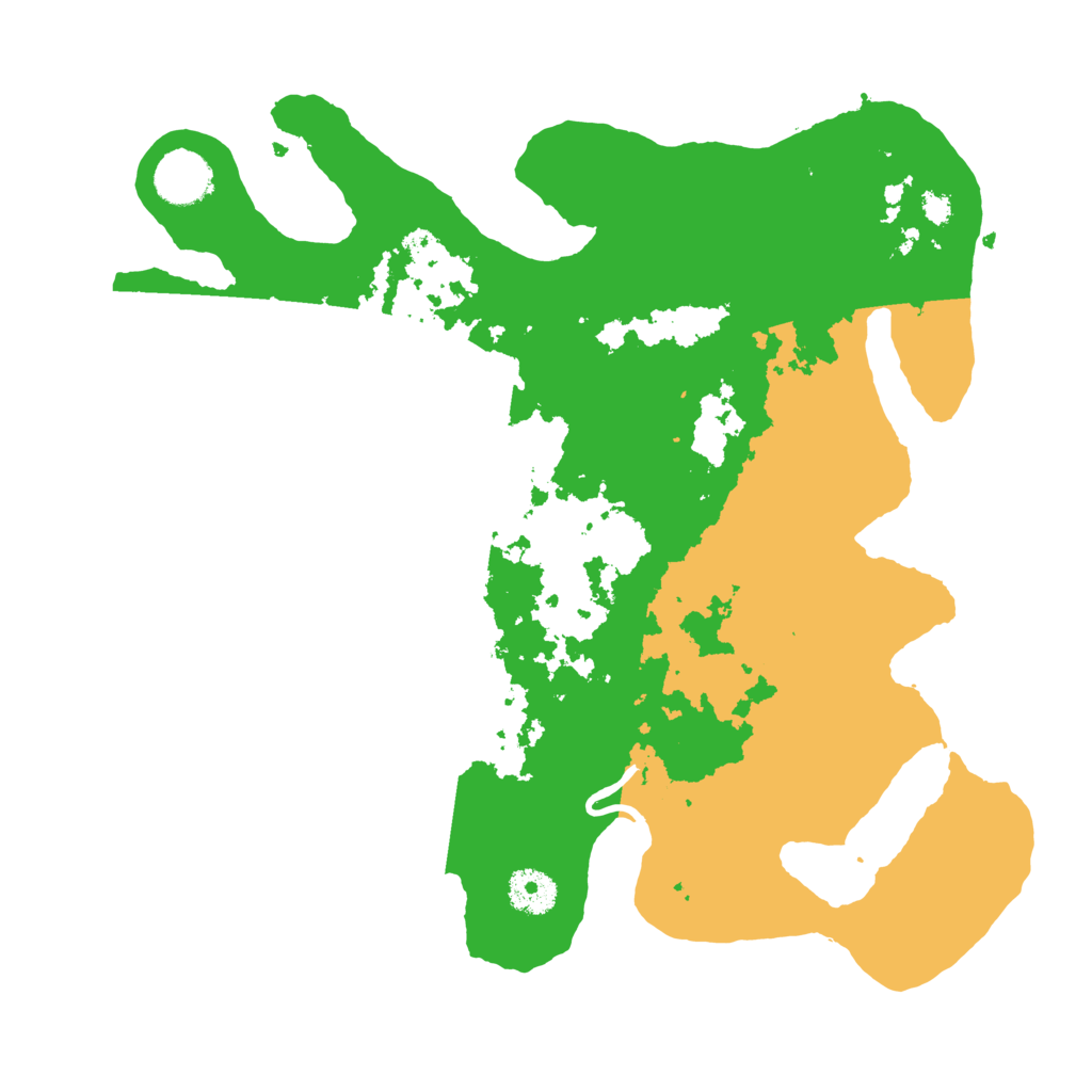 Biome Rust Map: Procedural Map, Size: 3500, Seed: 392876291