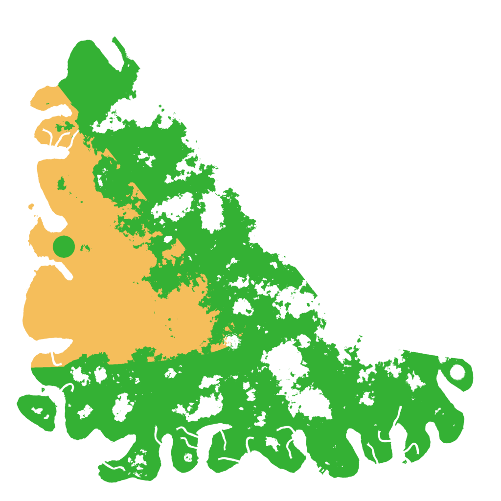 Biome Rust Map: Procedural Map, Size: 6000, Seed: 417656612