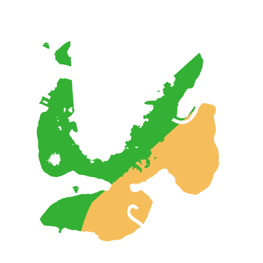 Biome Rust Map: Procedural Map, Size: 2000, Seed: 905084565