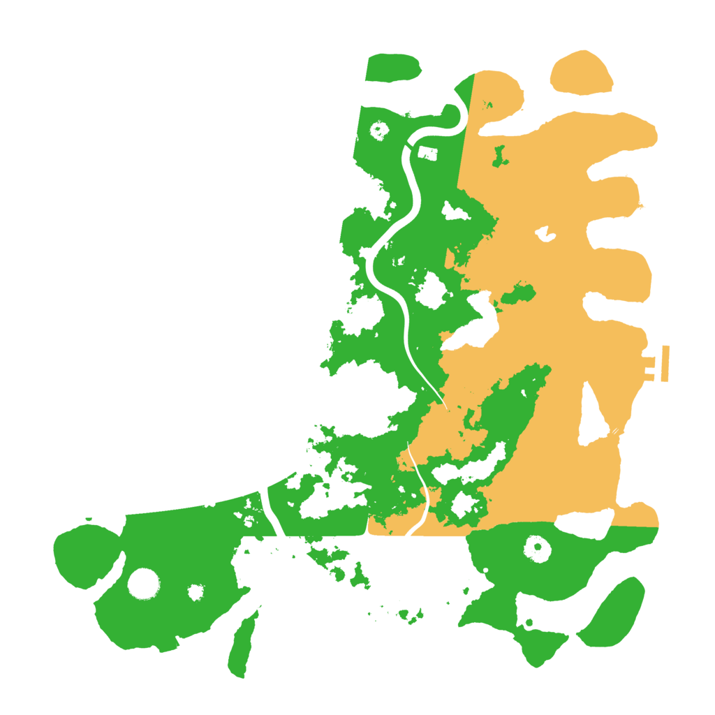 Biome Rust Map: Procedural Map, Size: 4000, Seed: 447931235