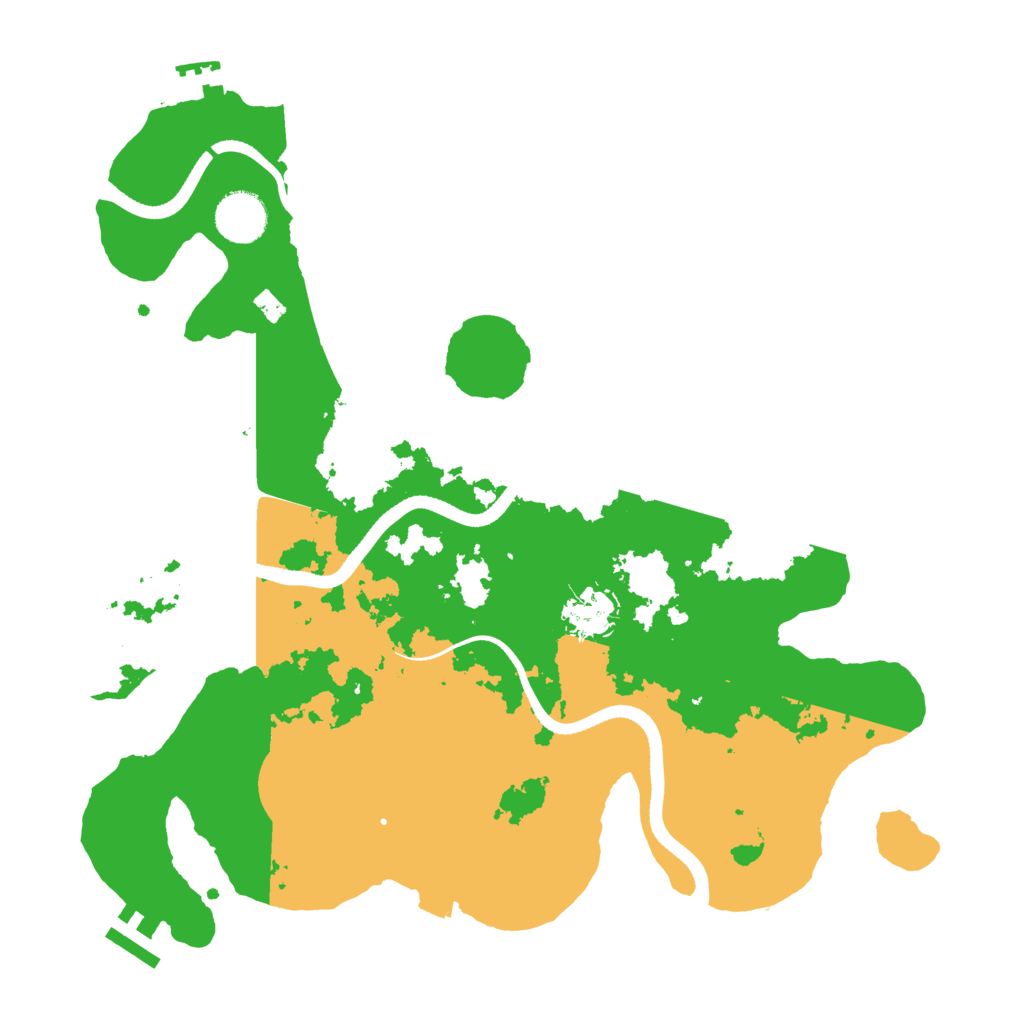 Biome Rust Map: Procedural Map, Size: 3500, Seed: 1492491659