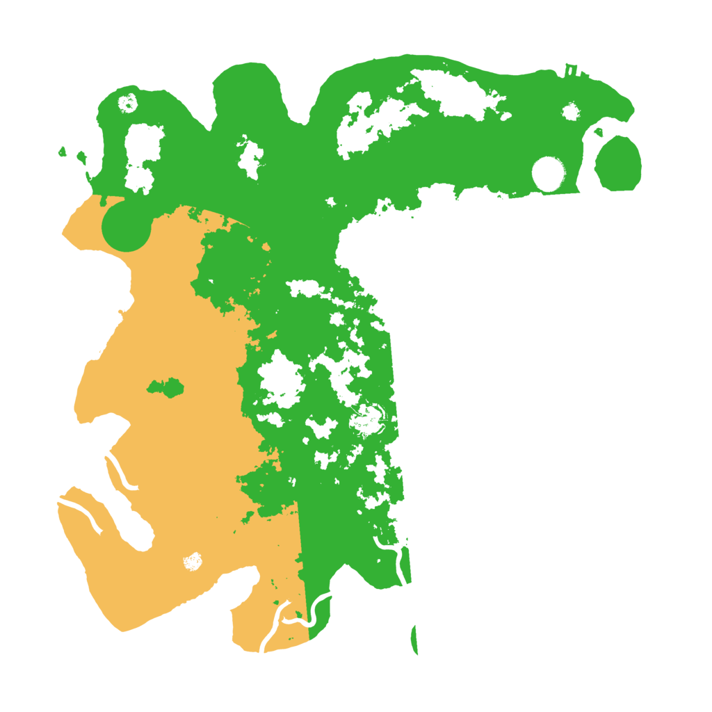 Biome Rust Map: Procedural Map, Size: 3800, Seed: 41254143