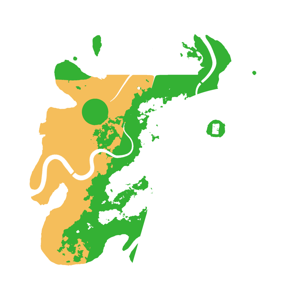 Biome Rust Map: Procedural Map, Size: 3000, Seed: 45712953