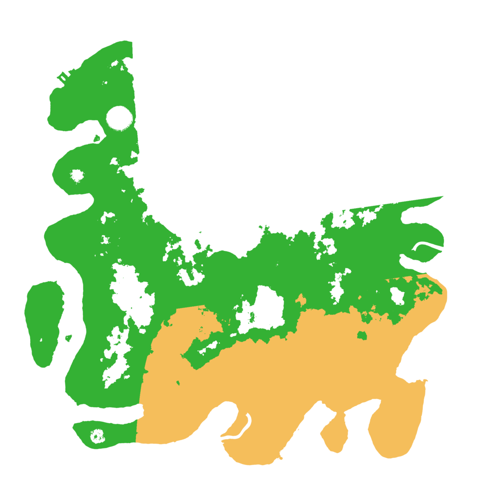 Biome Rust Map: Procedural Map, Size: 3550, Seed: 6153641