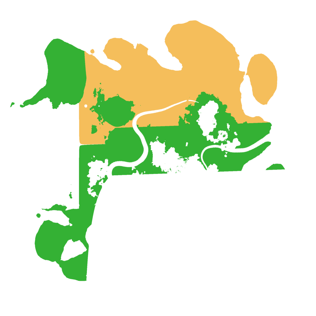 Biome Rust Map: Procedural Map, Size: 3000, Seed: 5005820