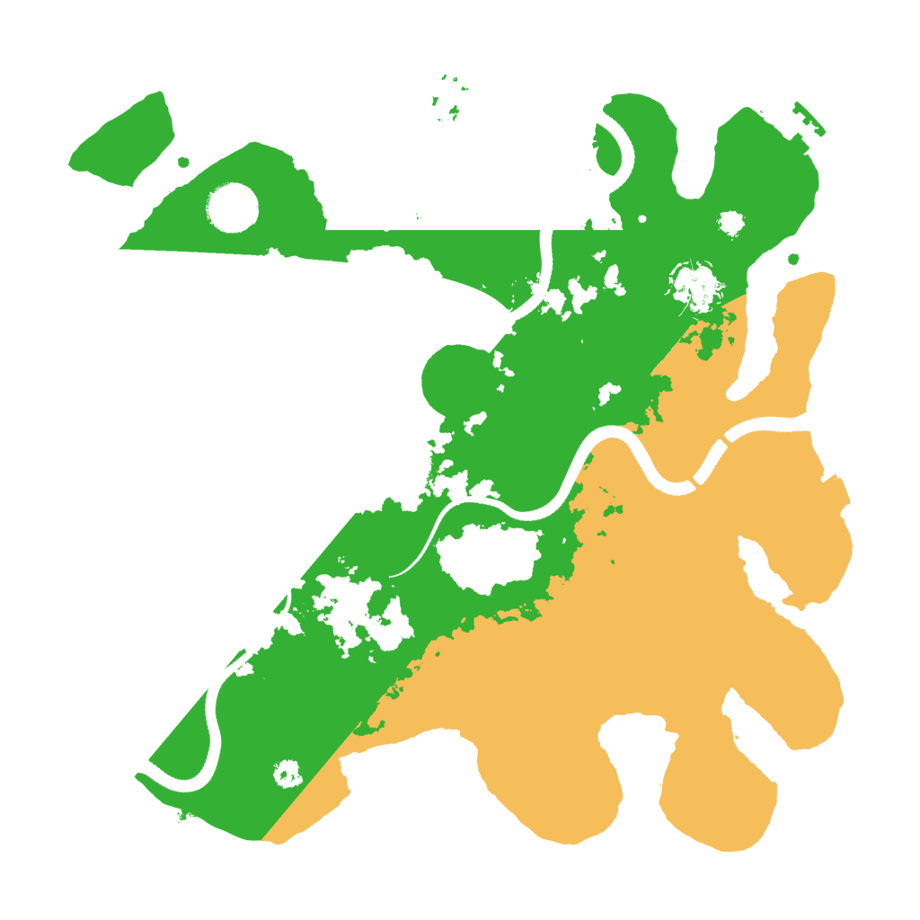 Biome Rust Map: Procedural Map, Size: 3300, Seed: 63959256