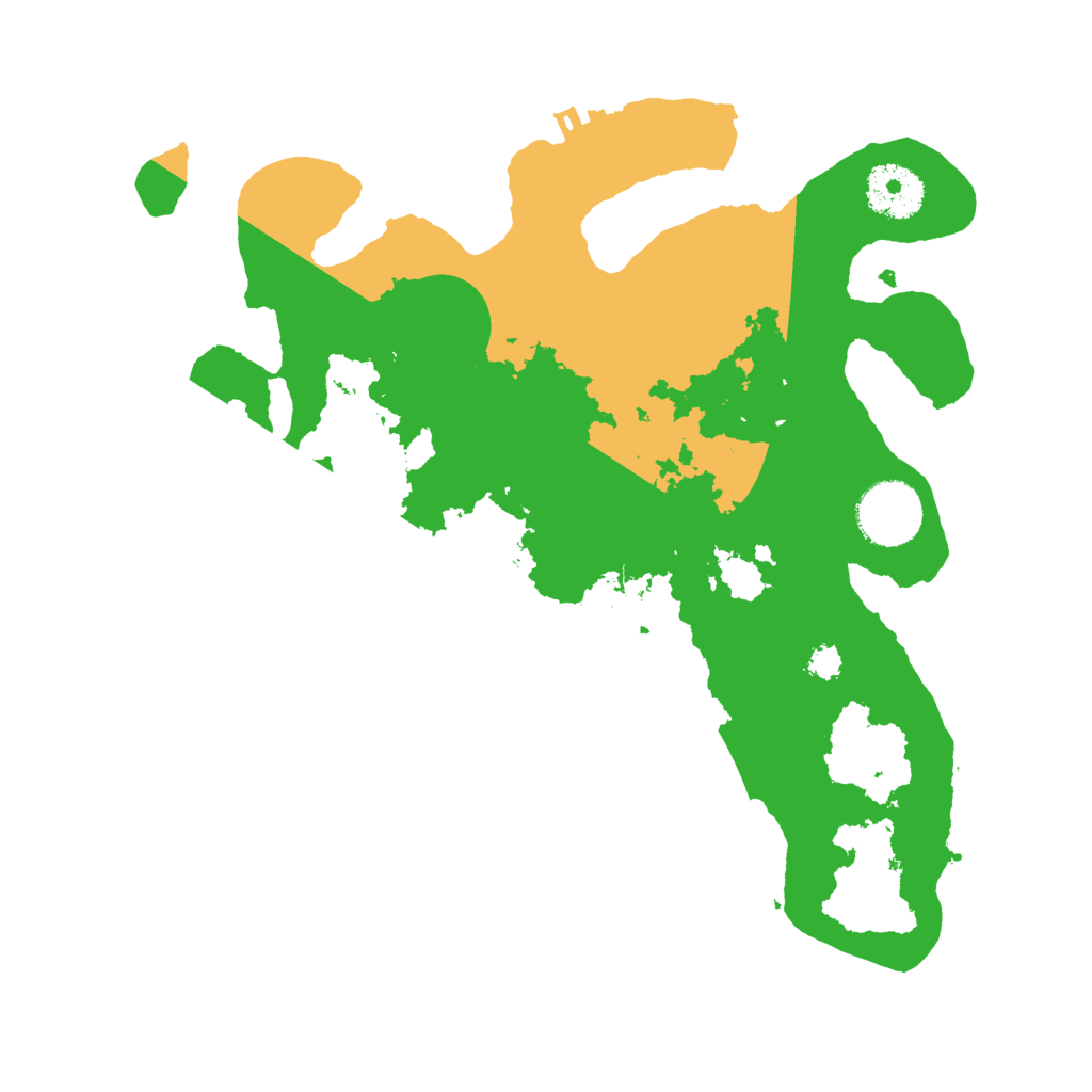 Biome Rust Map: Procedural Map, Size: 2963, Seed: 13884