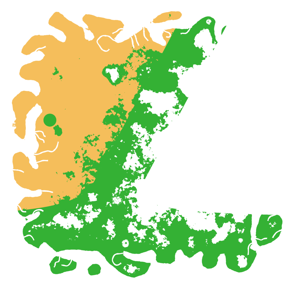 Biome Rust Map: Procedural Map, Size: 6000, Seed: 1353310425