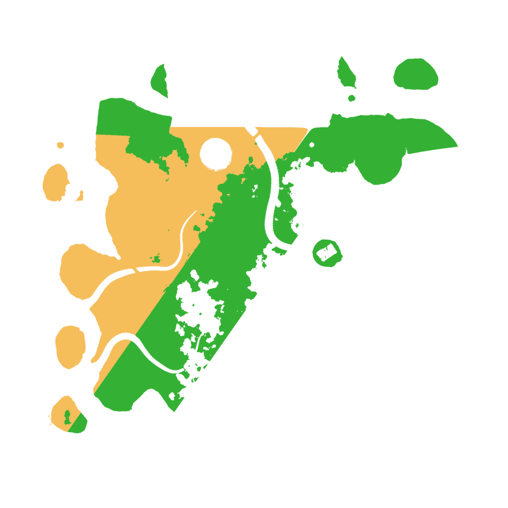 Biome Rust Map: Procedural Map, Size: 3000, Seed: 31455