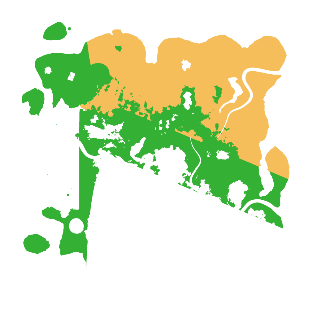 Biome Rust Map: Procedural Map, Size: 4000, Seed: 1243448474