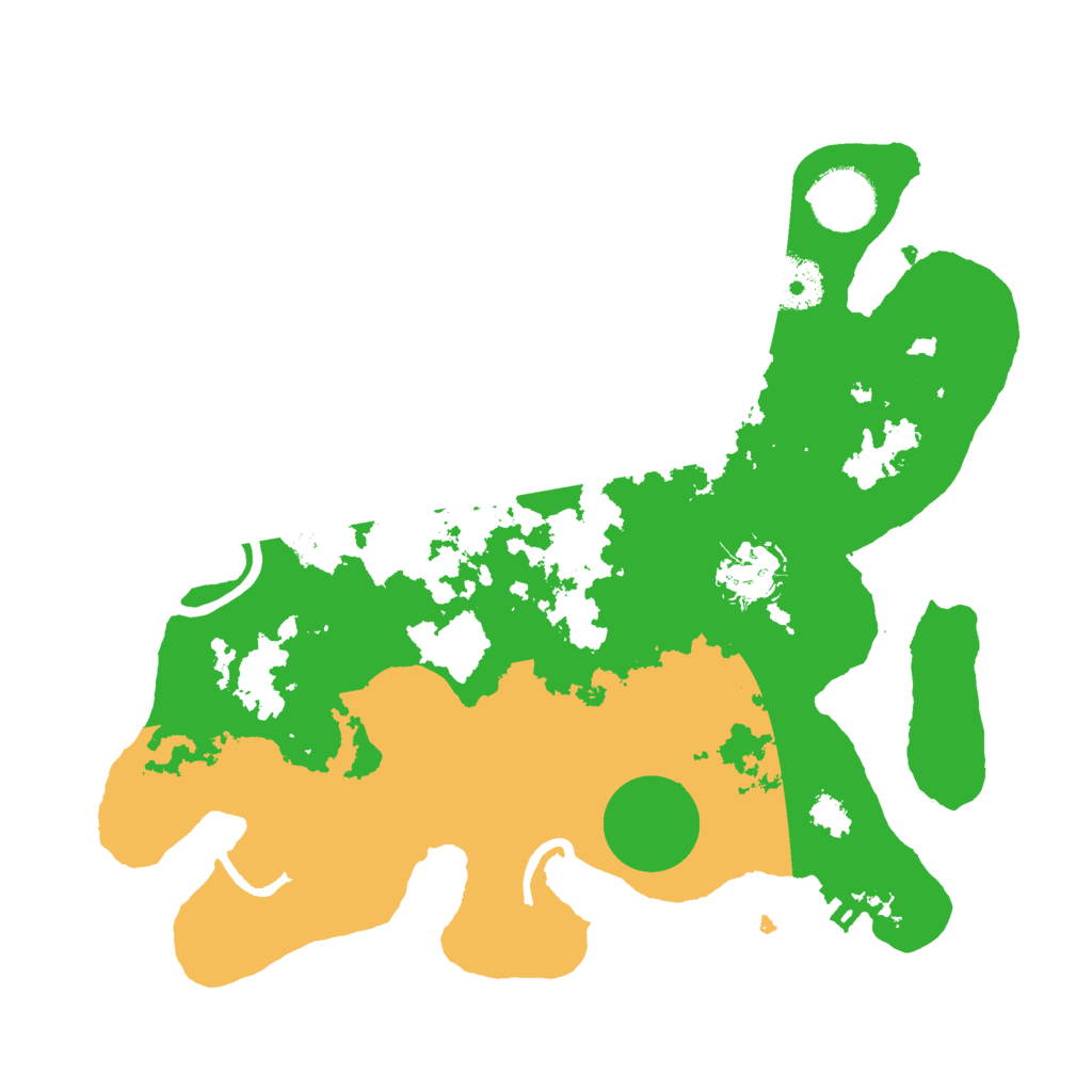 Biome Rust Map: Procedural Map, Size: 3000, Seed: 9050