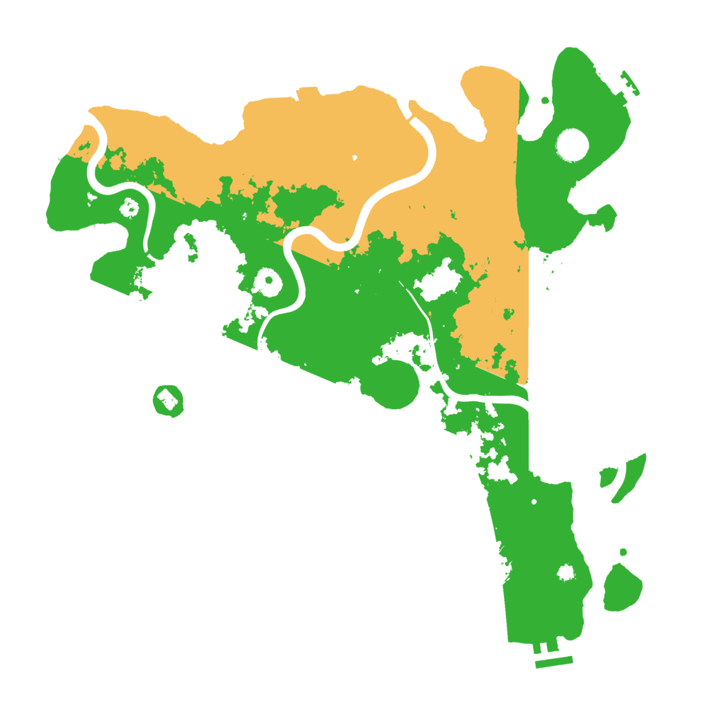 Biome Rust Map: Procedural Map, Size: 3800, Seed: 10006166