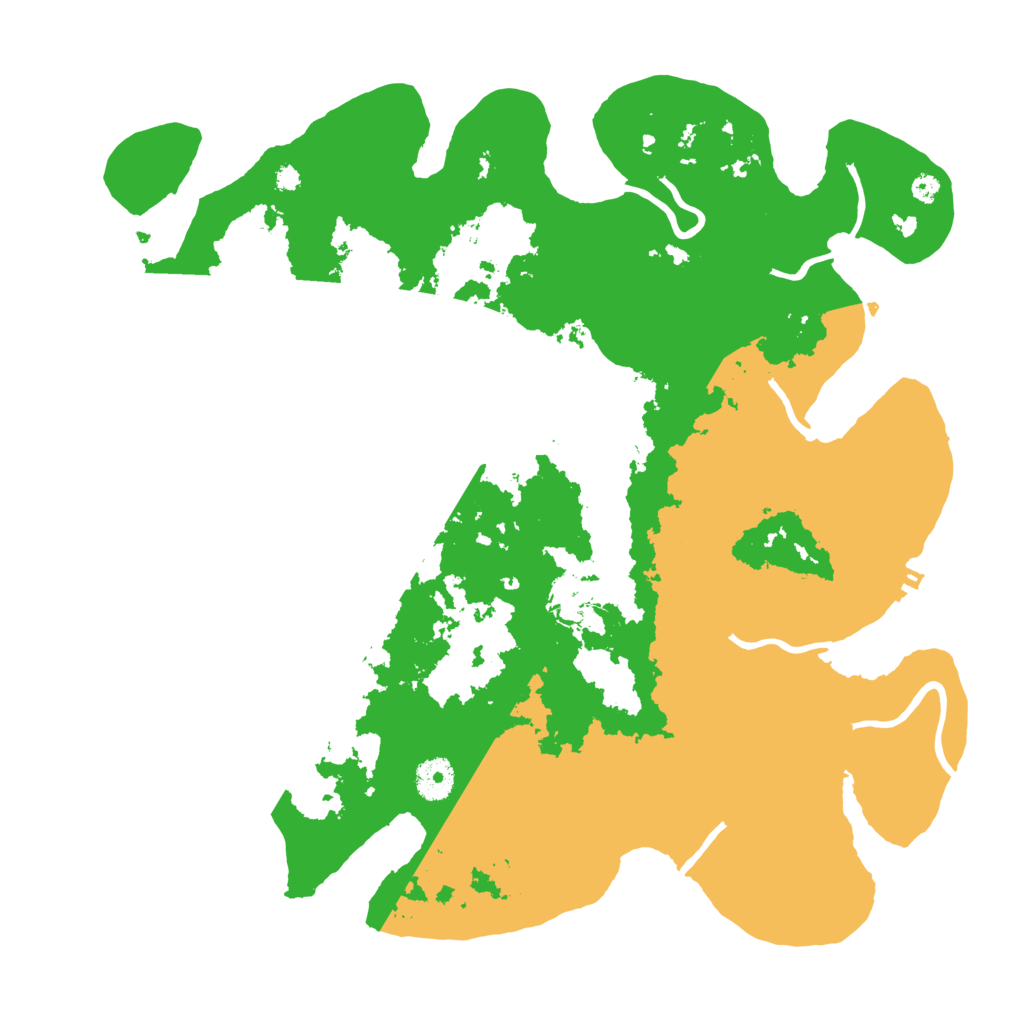 Biome Rust Map: Procedural Map, Size: 3800, Seed: 1994