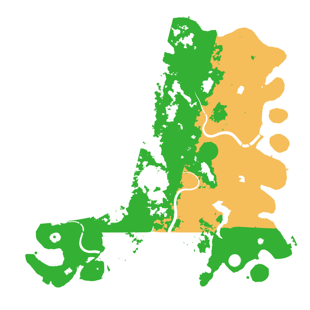 Biome Rust Map: Procedural Map, Size: 4500, Seed: 1614945586