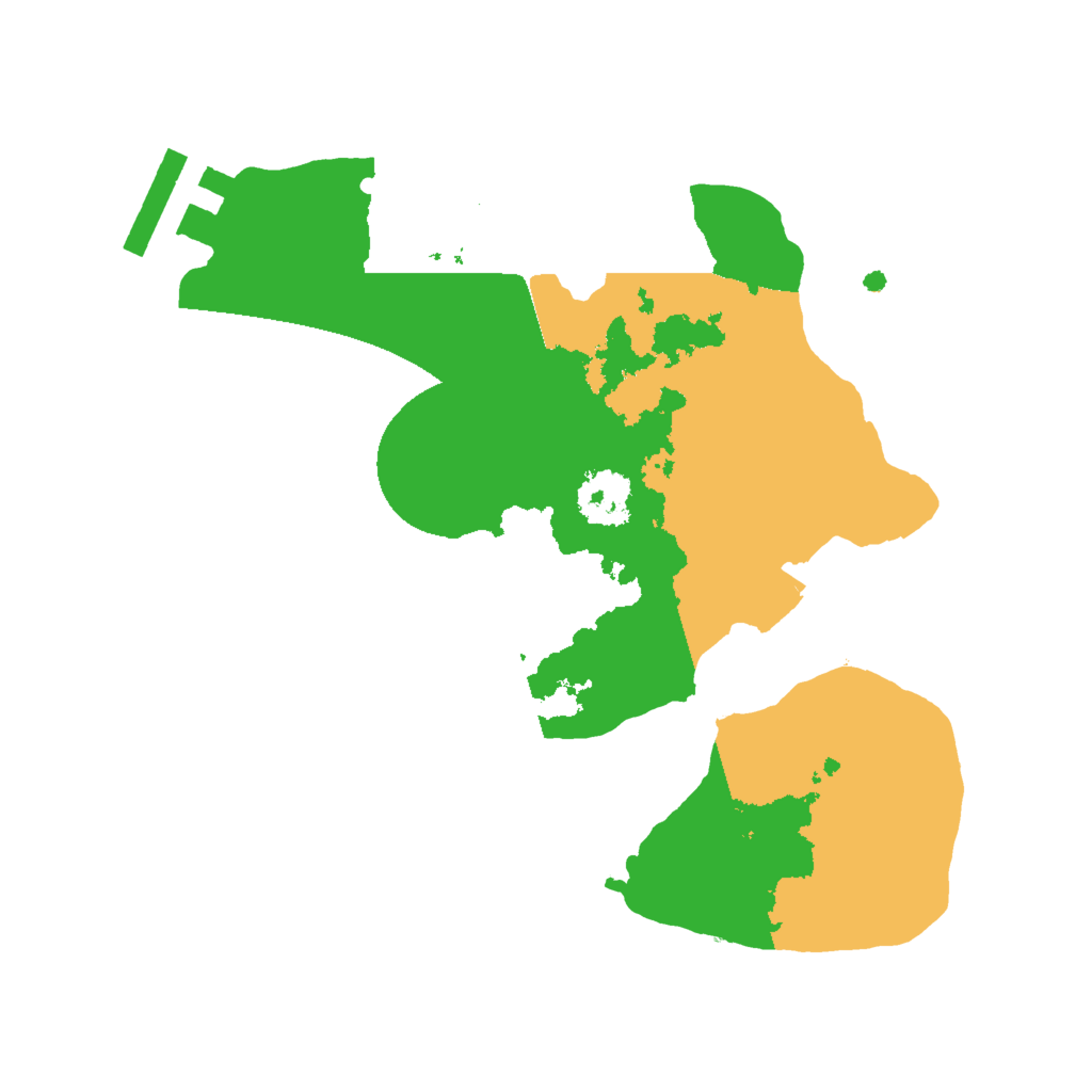 Biome Rust Map: Procedural Map, Size: 2000, Seed: 21551327