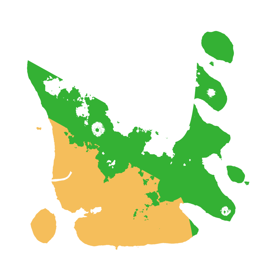 Biome Rust Map: Procedural Map, Size: 3000, Seed: 21820