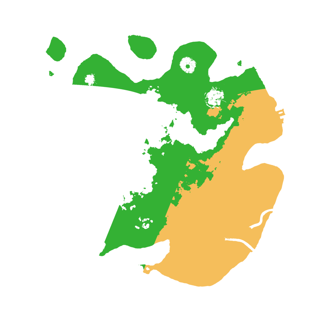 Biome Rust Map: Procedural Map, Size: 3000, Seed: 1077122454