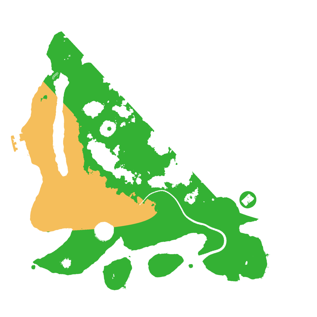 Biome Rust Map: Procedural Map, Size: 3000, Seed: 33873350