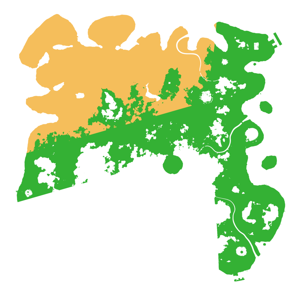 Biome Rust Map: Procedural Map, Size: 4400, Seed: 49592687