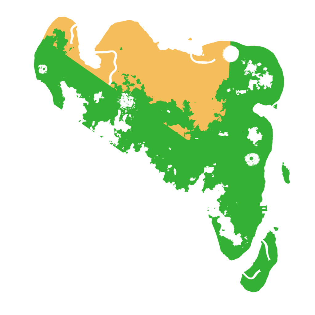 Biome Rust Map: Procedural Map, Size: 3500, Seed: 413196412