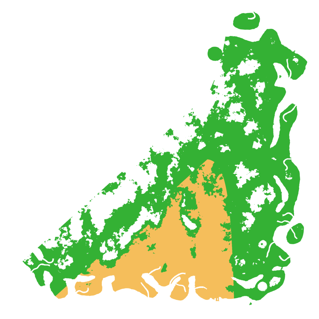 Biome Rust Map: Procedural Map, Size: 6000, Seed: 37564