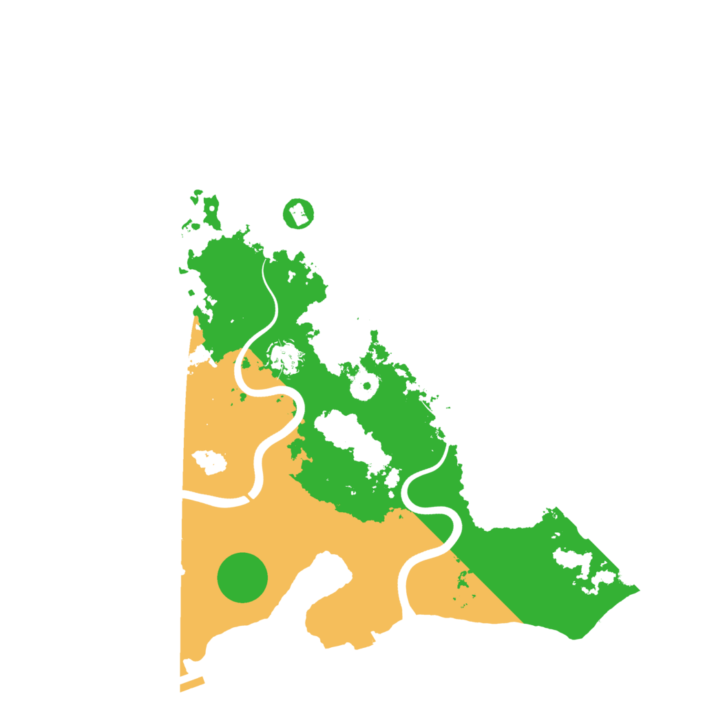 Biome Rust Map: Procedural Map, Size: 3700, Seed: 433012593