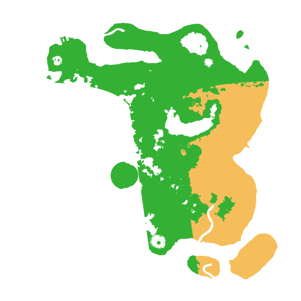 Biome Rust Map: Procedural Map, Size: 3250, Seed: 334190738