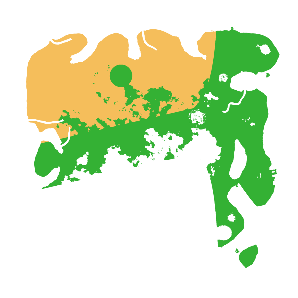 Biome Rust Map: Procedural Map, Size: 3500, Seed: 1031881475