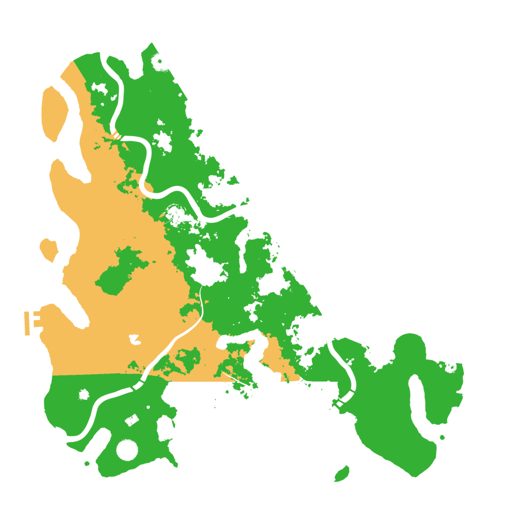 Biome Rust Map: Procedural Map, Size: 4300, Seed: 79528748