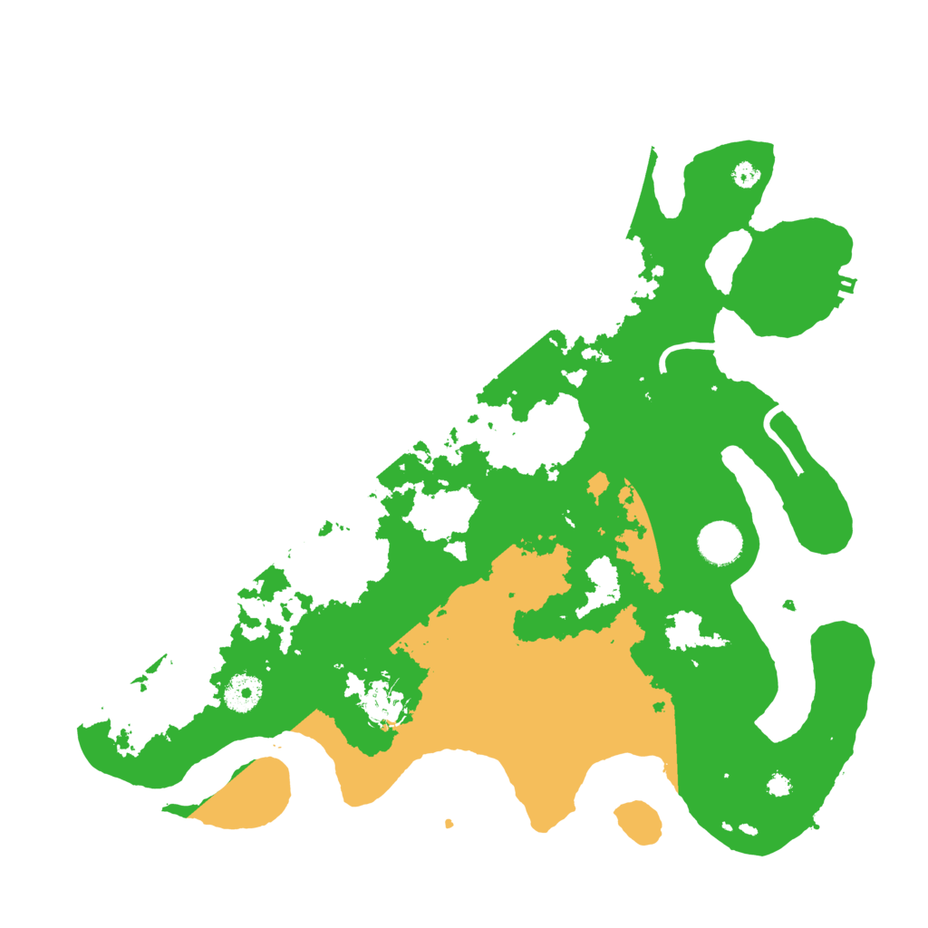 Biome Rust Map: Procedural Map, Size: 3700, Seed: 66738139