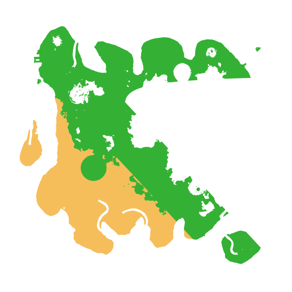 Biome Rust Map: Procedural Map, Size: 3000, Seed: 1758847846