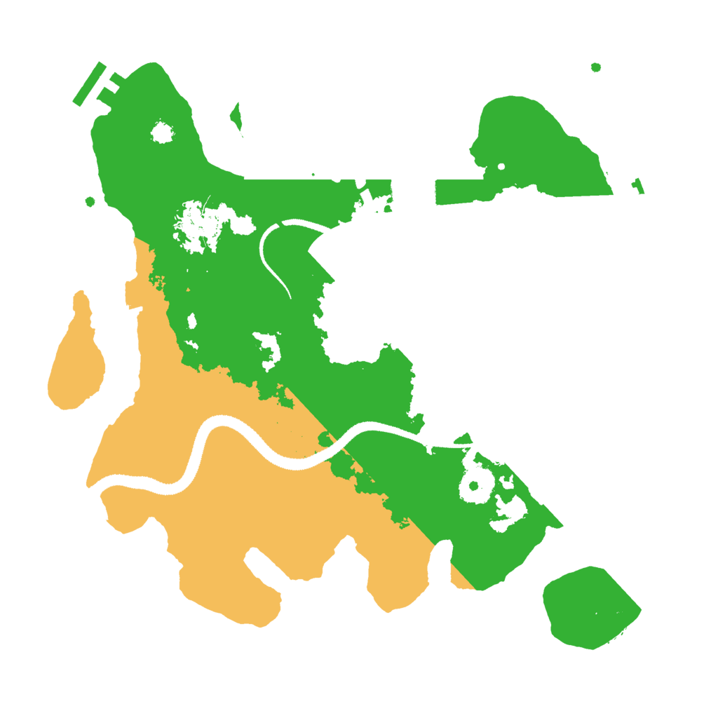 Biome Rust Map: Procedural Map, Size: 3000, Seed: 1758847846