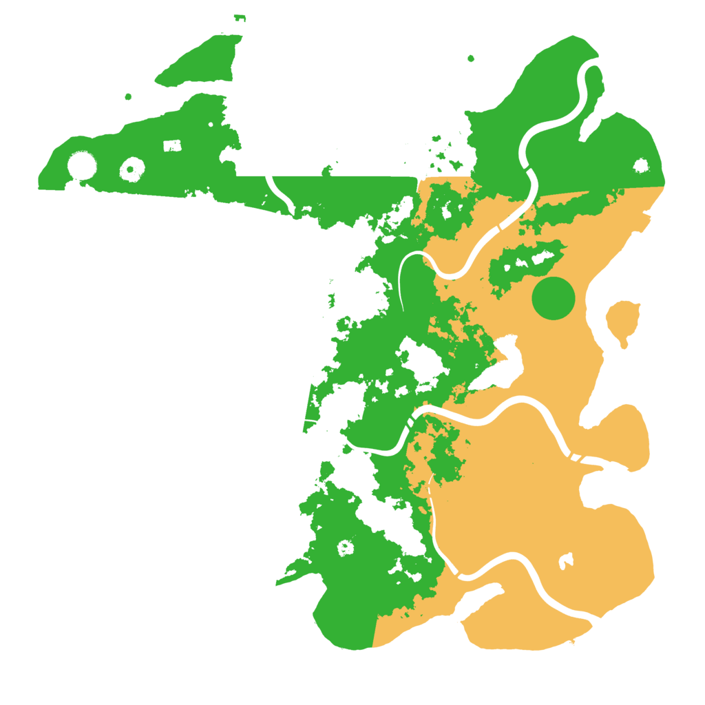 Biome Rust Map: Procedural Map, Size: 4300, Seed: 95867341