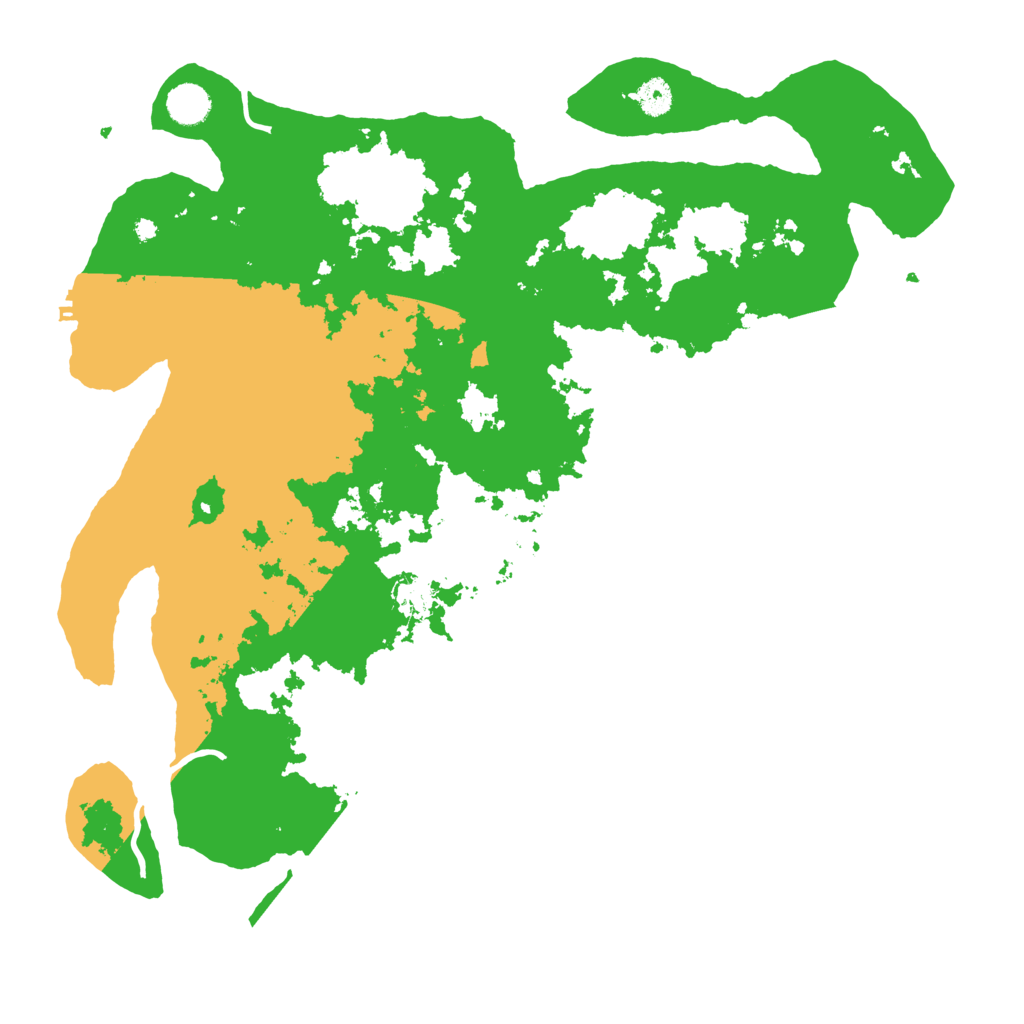 Biome Rust Map: Procedural Map, Size: 4300, Seed: 14586305