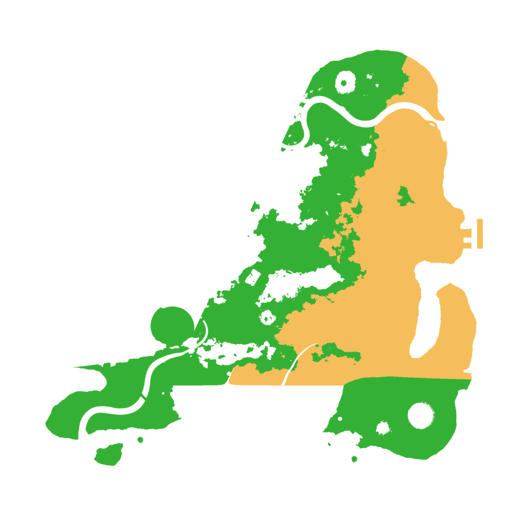 Biome Rust Map: Procedural Map, Size: 3500, Seed: 2097352513