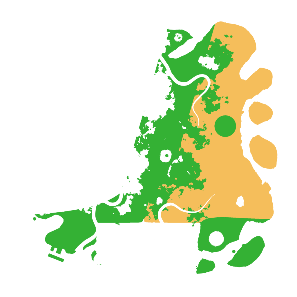 Biome Rust Map: Procedural Map, Size: 3650, Seed: 19461346
