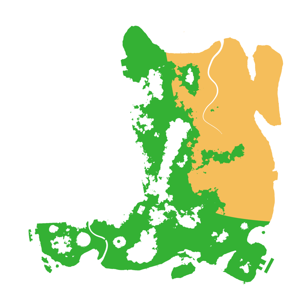 Biome Rust Map: Procedural Map, Size: 3850, Seed: 77633024