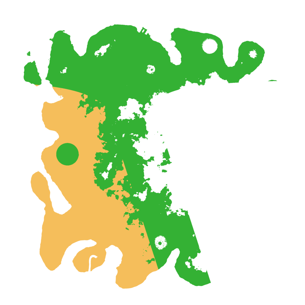 Biome Rust Map: Procedural Map, Size: 3600, Seed: 52210252