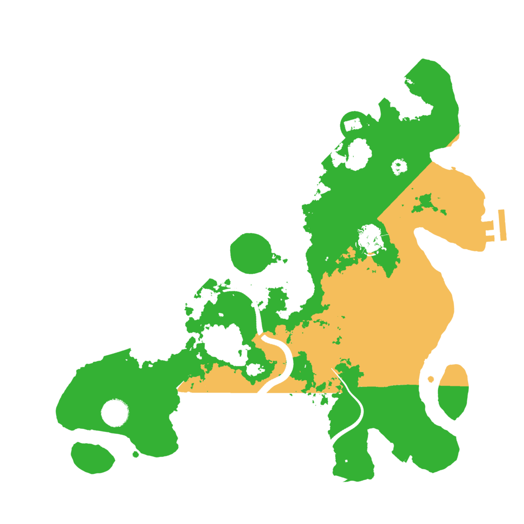 Biome Rust Map: Procedural Map, Size: 3400, Seed: 59747817