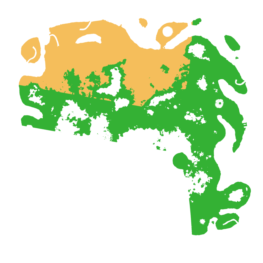 Biome Rust Map: Procedural Map, Size: 4500, Seed: 1025916270