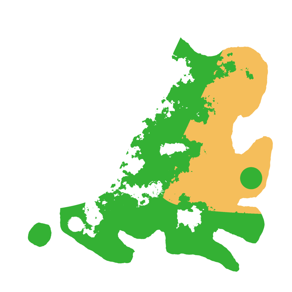 Biome Rust Map: Barren, Size: 3500, Seed: 425870710