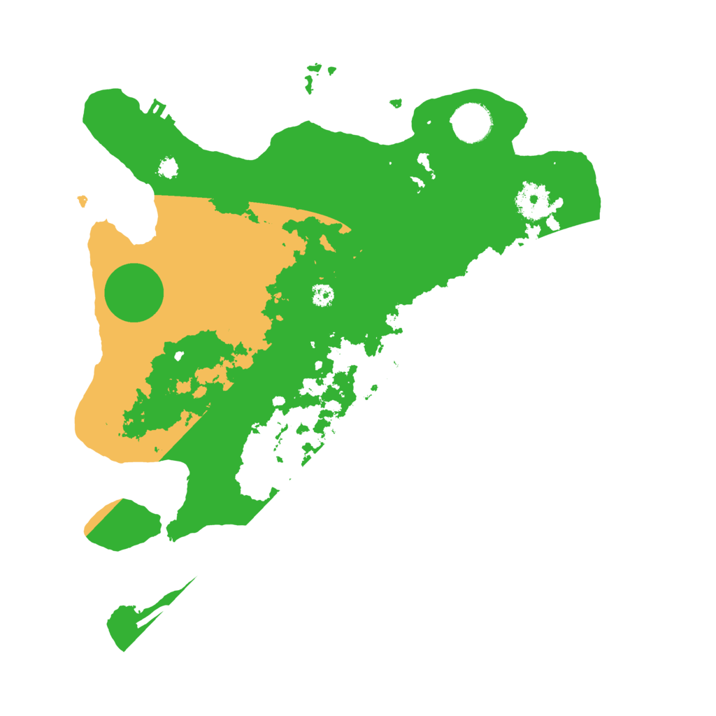 Biome Rust Map: Procedural Map, Size: 3200, Seed: 295584777