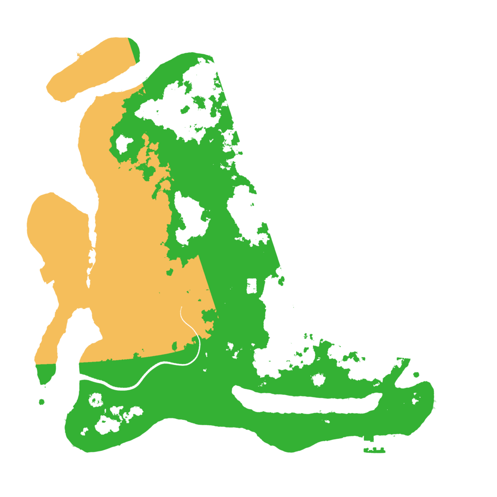 Biome Rust Map: Procedural Map, Size: 3500, Seed: 68989506