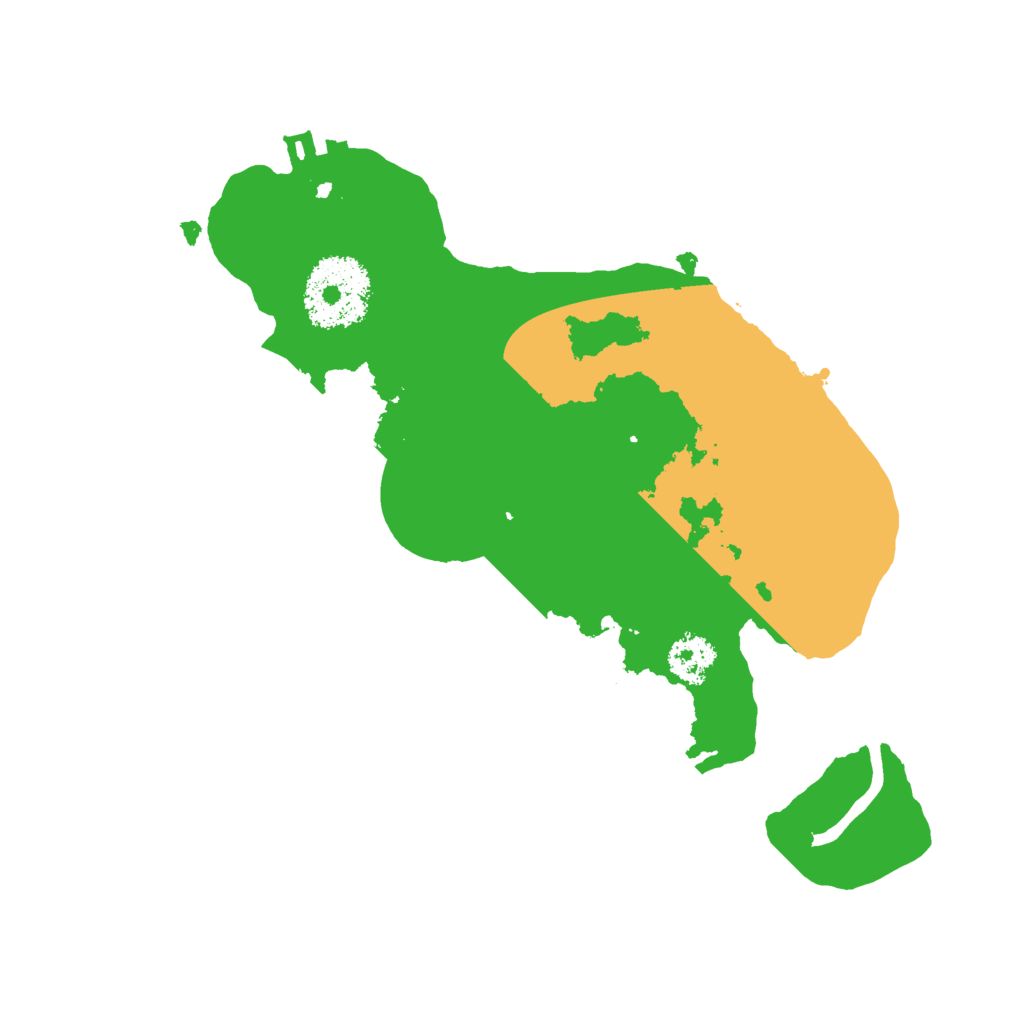 Biome Rust Map: Procedural Map, Size: 2222, Seed: 2023943894